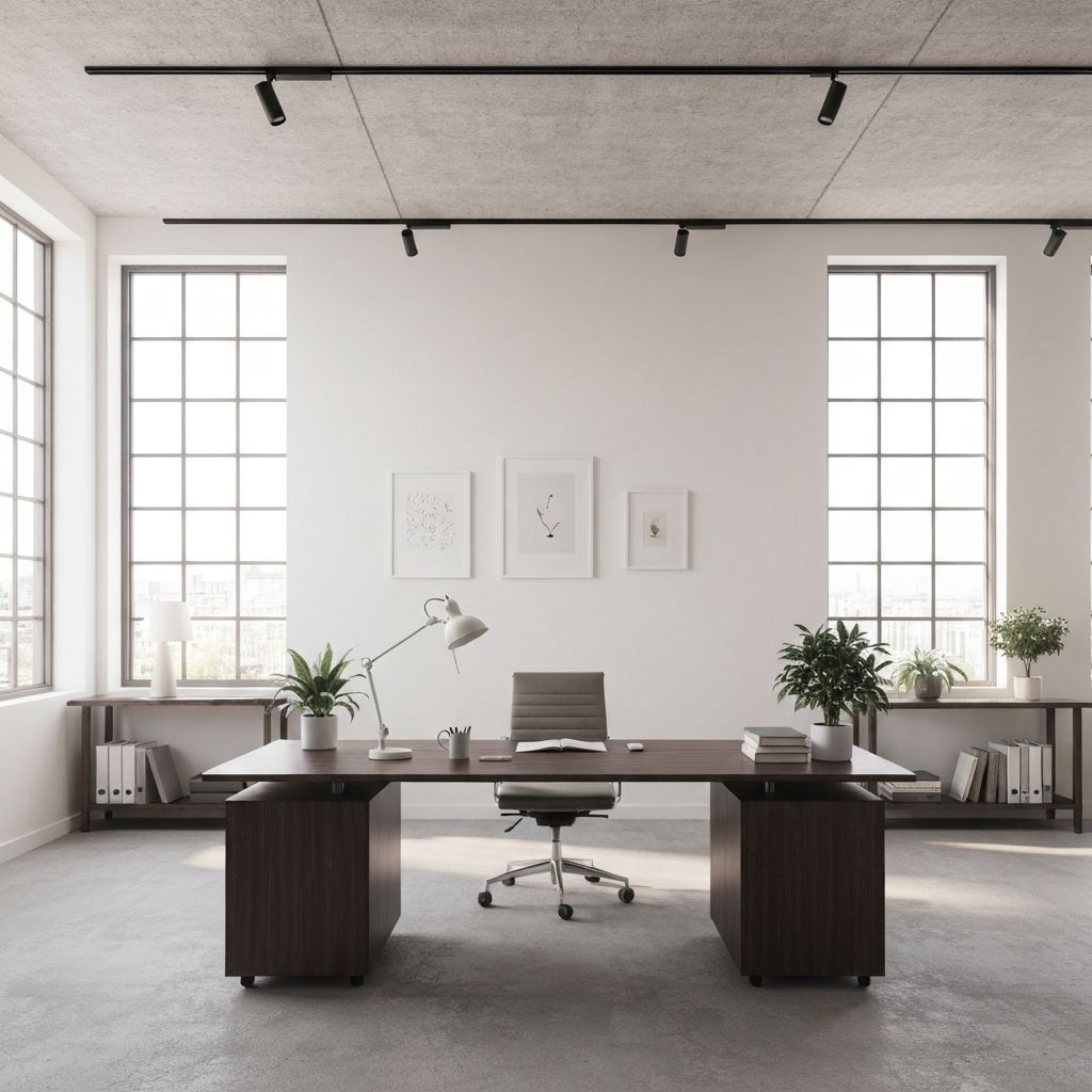 Modern office workspace